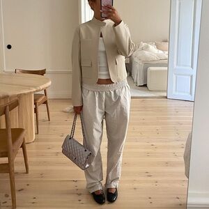 Djerf avenue breezy pant beige